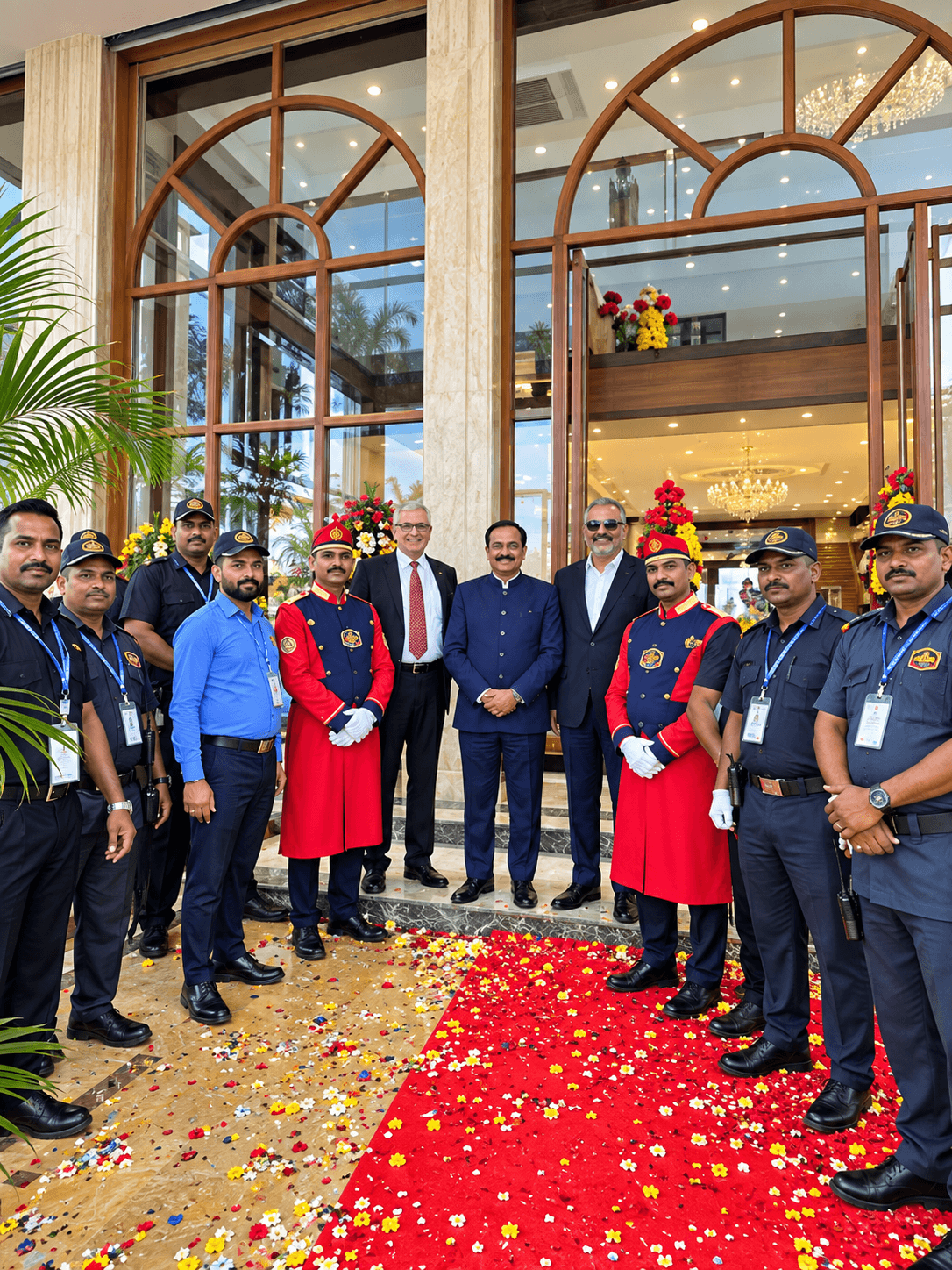 Professional United Services security team